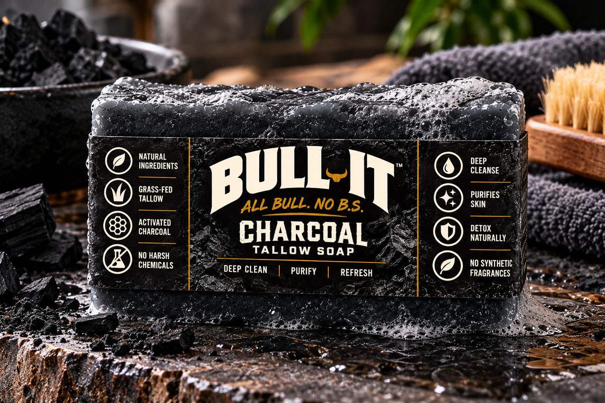 BULL-IT Charcoal & Tallow Soap