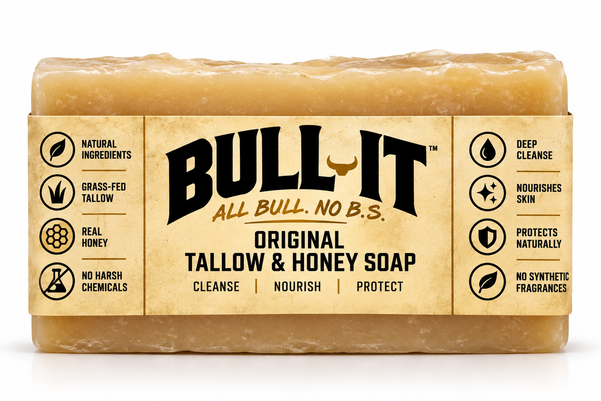 BULL-IT Honey and Tallow Soap