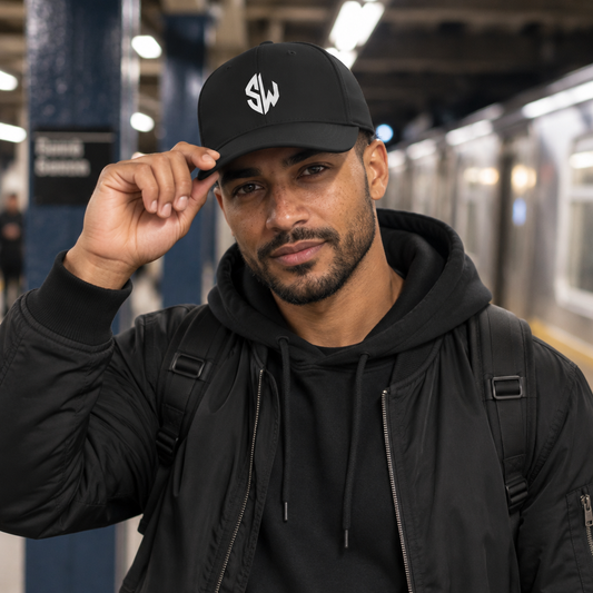 Steel-Will Black Low-Profile Cap