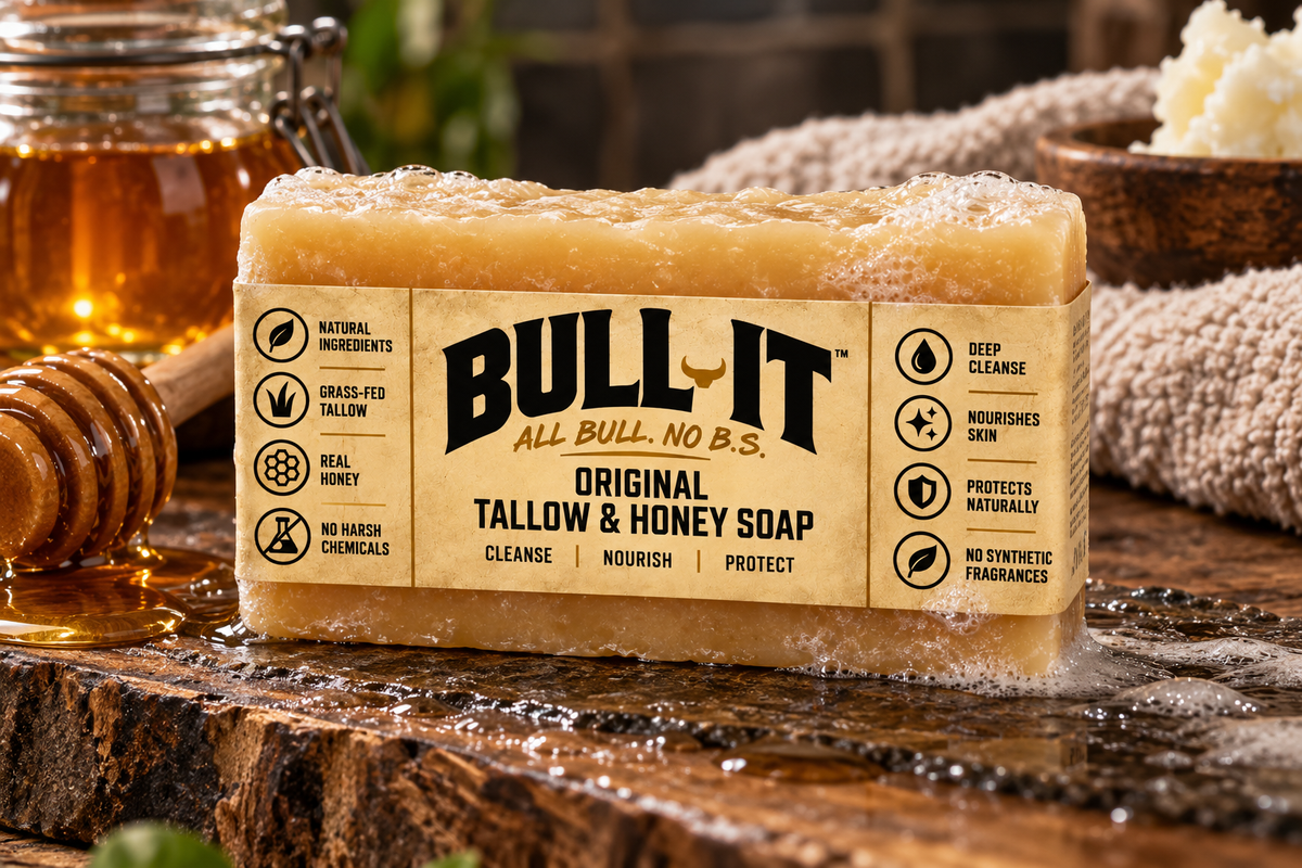 BULL-IT Honey and Tallow Soap
