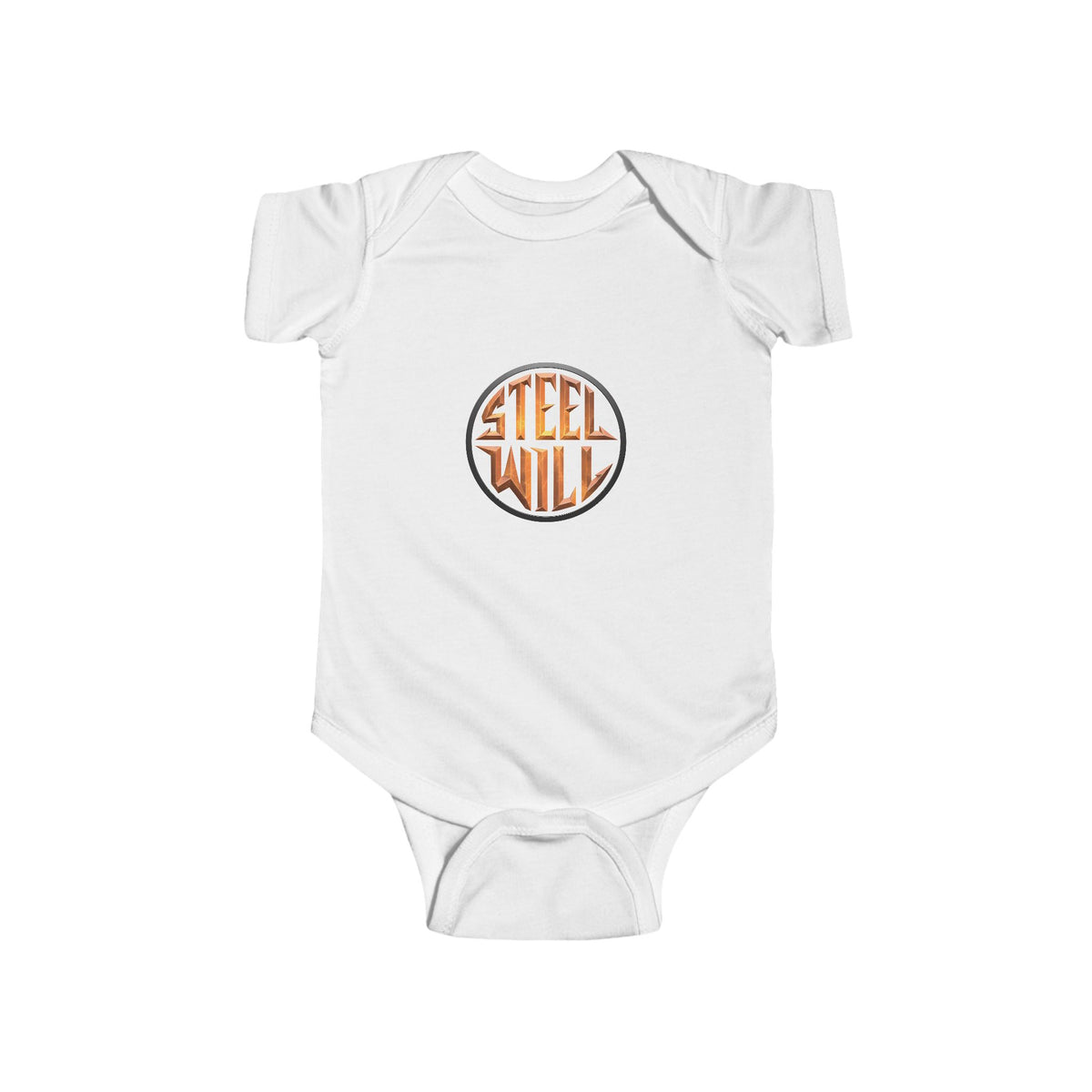 Steel Will Infant Bodysuit - Cute Baby Outfit for Newborns