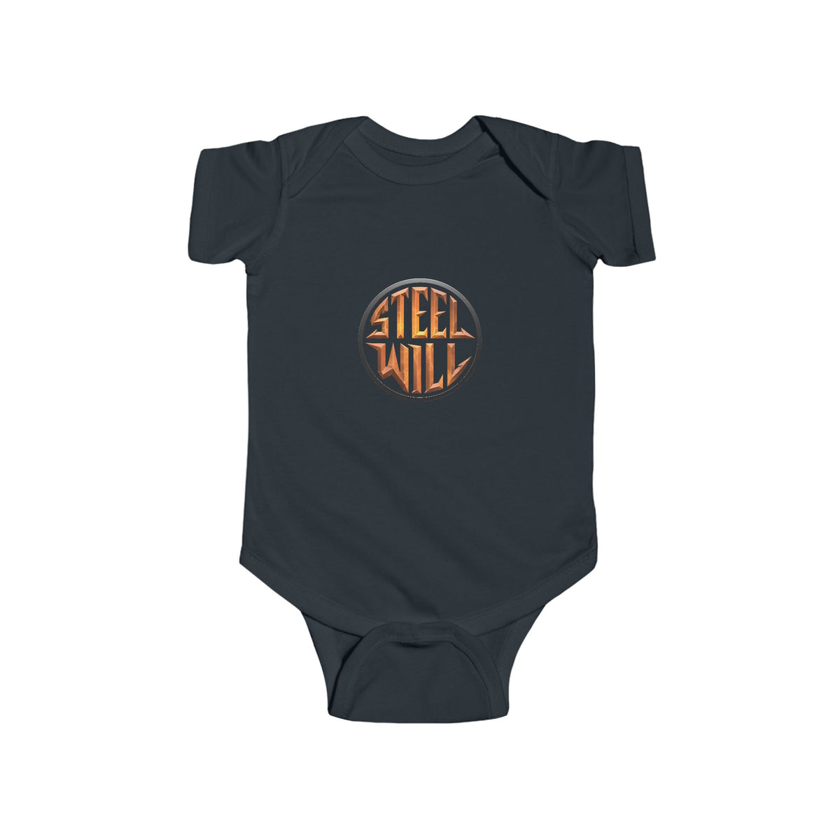 Steel Will Infant Bodysuit - Cute Baby Outfit for Newborns